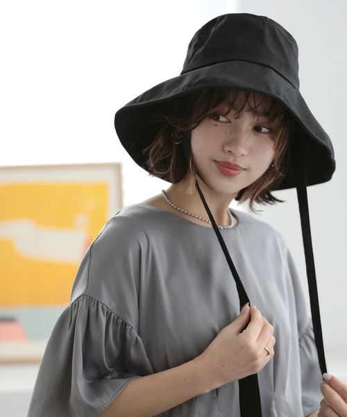 美品 COOTIE リップストップバケットハット ブラックL コットン 春夏帽子 COOTIE / Ripstop Bucket Hat -Black-