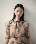 パーティードレス ドレス 「LEJA」半袖花柄...の詳細画像1
