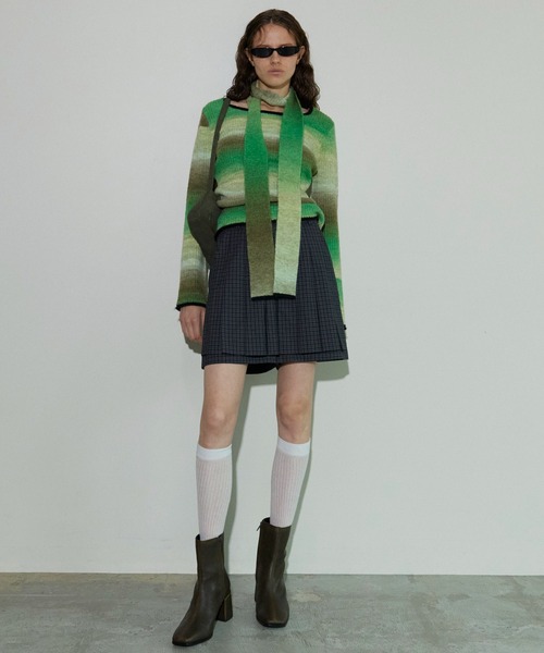 MAISON SPECIAL（メゾンスペシャル） ニット セーター With Muffler