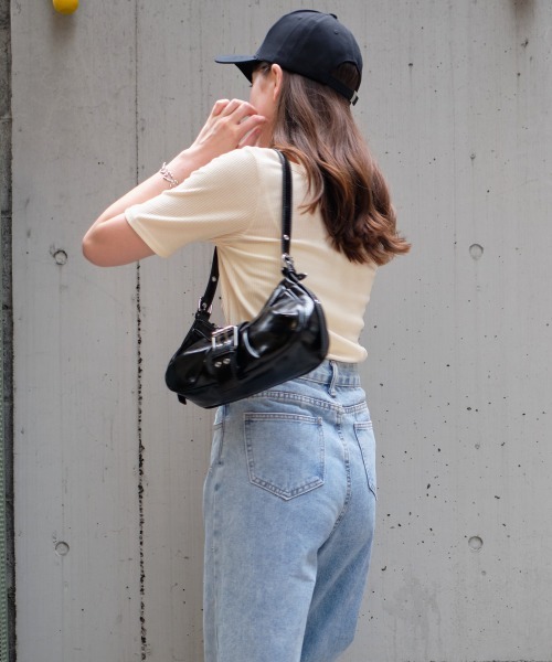 tシャツ カットアウトリブ半袖トップス レディース : ZOZOTOWN Yahoo