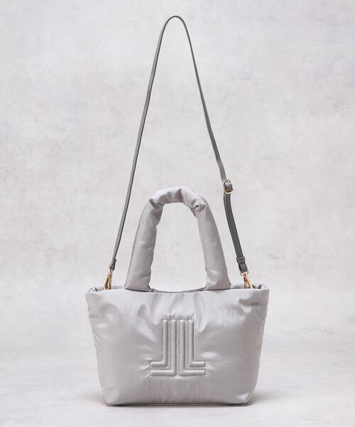 国内即発【LANVIN en Bleu】パデッドロゴスモールバッグ パデッドロゴスモールバッグ|LANVIN en Bleu | LANVIN en Bleu