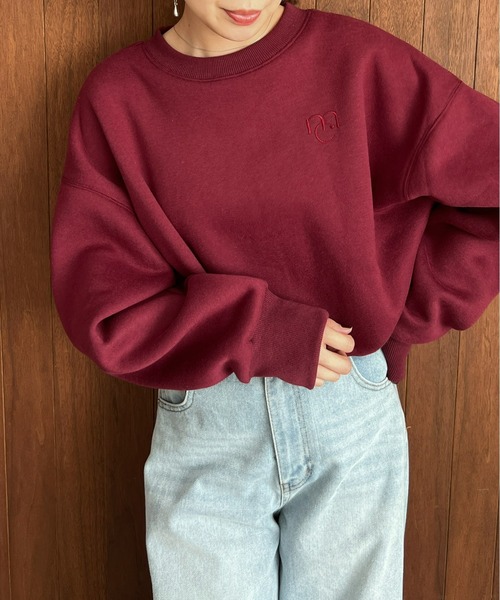 Olu.（オルドット） トレーナー スウェット オーバーサイズロゴ