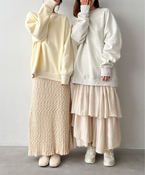 Olu.（オルドット） トレーナー スウェット オーバーサイズロゴ