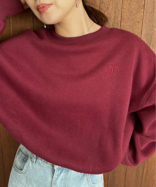 Olu.（オルドット） トレーナー スウェット オーバーサイズロゴ