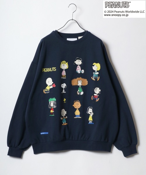 【2024AW】SLOBE 別注　PEANUTSスウェット PEANUTS トレーナー スウェット 2024AW PEANUTS/ピーナッツ