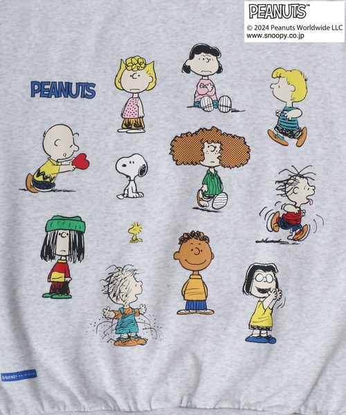【2024AW】SLOBE 別注 PEANUTSスウェット PEANUTS トレーナー スウェット 2024AW PEANUTS/ピーナッツ