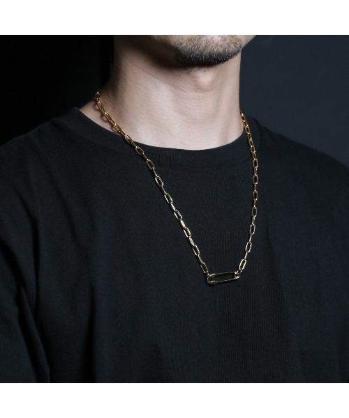 JAM HOME MADE（ジャムホームメイド） ネックレス 安全ピン 長アズキ