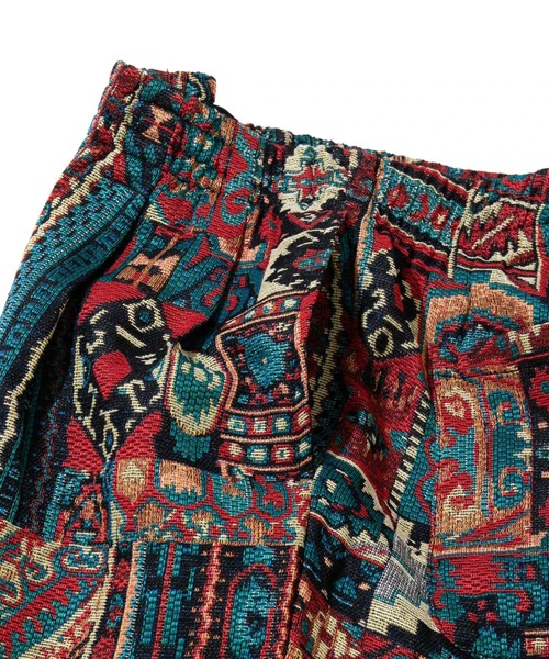 go slow caravan（ゴースローキャラバン） パンツ ゴブラン織り総柄