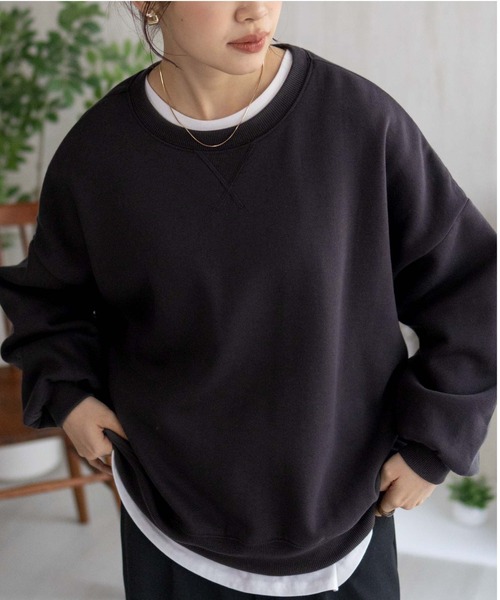 NAVY トレーナー スウェット 古着風 ガゼットスウェット トレーナー