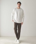 トレーナー スウェット ジャガード×ダンボール...の詳細画像4