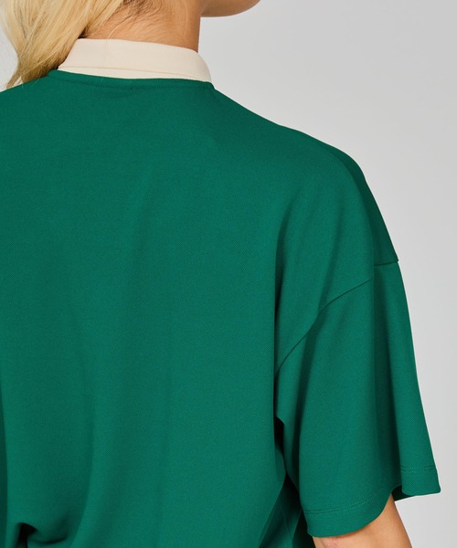 ポロシャツ ポロ 「別注」Champion / ボーダー ポロシャツ レディース Ray BEAMS（レイ ビームス）【別注】Champion / ポロシャツ