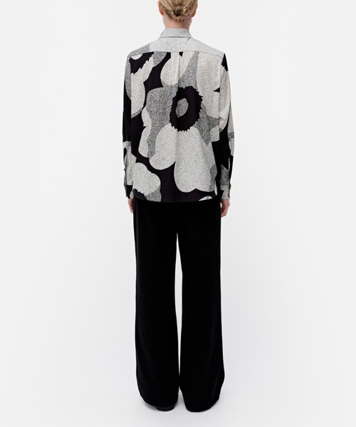 マリメッコ　UNIKKO / AISAT ブラウス　サイズ34 2024SS】marimekko マリメッコ/ Outi Heijastus Unikko シャツ