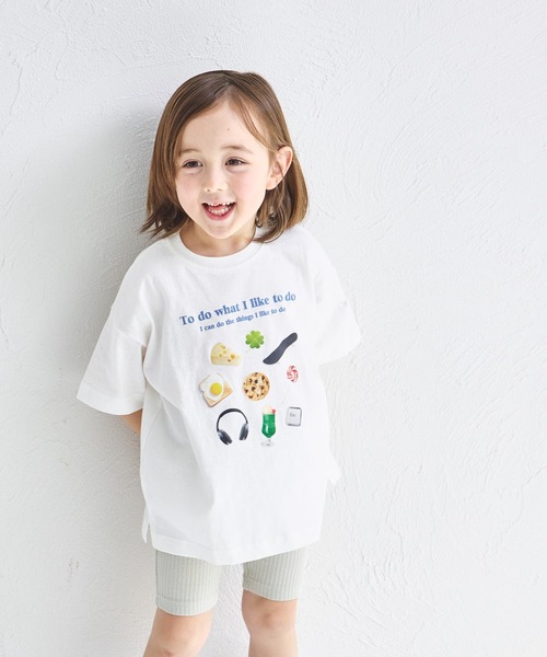 ハンドメイドTシャツとズボン　100 無地のキッズTシャツ、パーカー、トレーナー、パンツの
