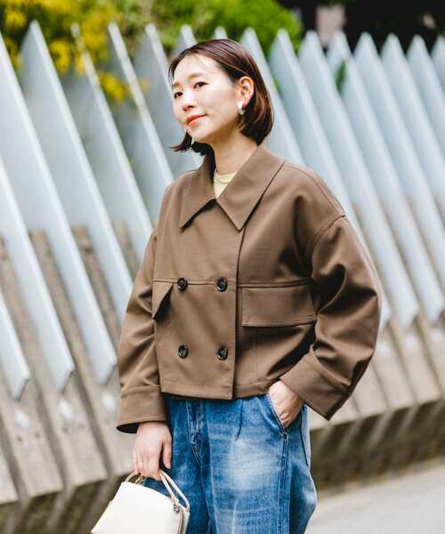 F by ROSSO（エフバイロッソ） コート アウター ビッグカラーダブル