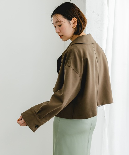 F by ROSSO（エフバイロッソ） コート アウター ビッグカラーダブル