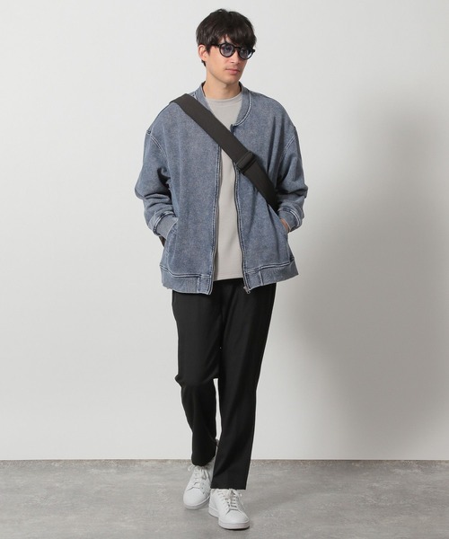 LAKOLE（ラコレ） ブルゾン アウター ウォッシュドスウェットブルゾン