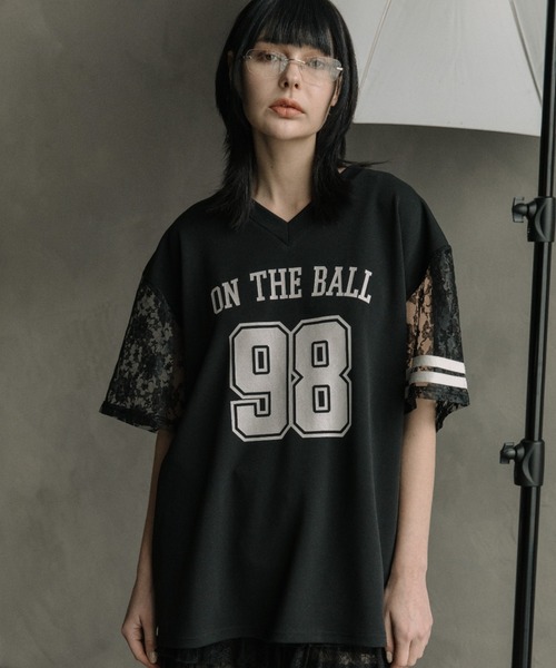 tシャツ わたしはあなたのプリンセスTE レディース FOREVER21 tシャツ 「2025SS」レースナンバリングTシャツ