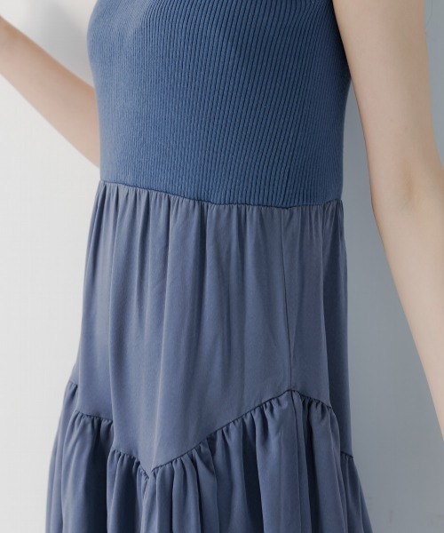 slattgir（スラットジール） ワンピース 高身長 ドッキングニット