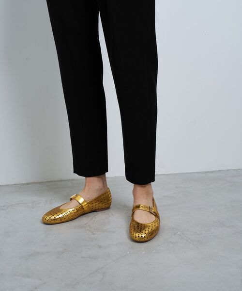 LANVIN en Bleu パンツ ベネシャンゴムテーパードパンツ レディース