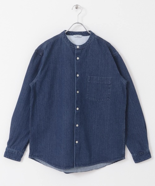 ⚫︎Lサイズ！ENGINEERED GARMENTS デニムバンドカラーシャツ 2025年最新】Yahoo!オークション -engineered garments バンド