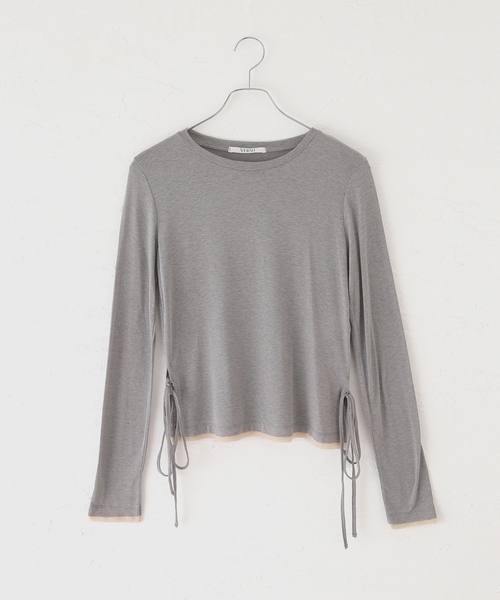 tシャツ 「VERSO/ヴェルソ」 Color Blocked L/S T レディース