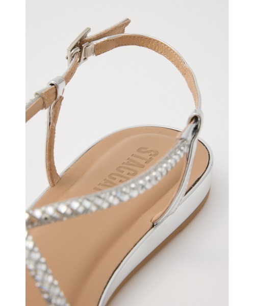 スタッカート　ストラップベルトサンダル STACCATO スリングベルトソフティーコンフォートサンダル BLK