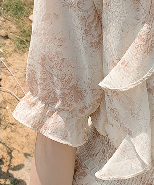 BLANC FICELLE ワンピース シフォン ワンピース : ZOZOTOWN