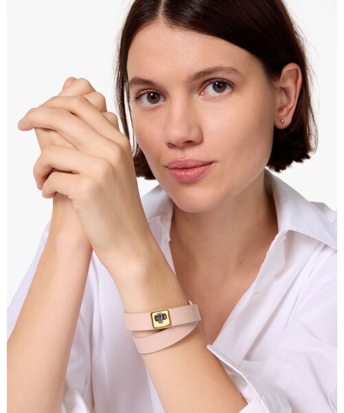 【国内発送】KateSpadeフィービーレザー ラップ ブレスレット kate spade NEW YORK ブレスレット フィービー レザー ダブル