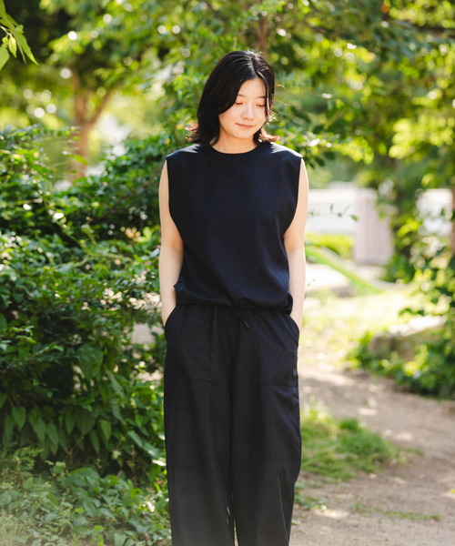 ブラウス シャツ 「UR TECH DRYLUXE」「吸水速乾/UVカット」ハイツイストフレンチスリーブブラウス レディース URBAN RESEARCH DOORS｜『UR TECH DRYLUXE』『吸水速乾/UVカット