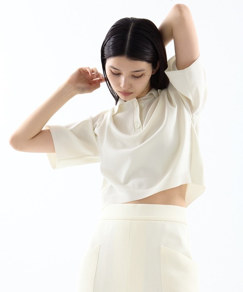 ニット セーター 「WRAPINKNOT/ラッピンノット」「STUDIOUS別注」POLO KNIT TOPS/ニットトップス レディース WRAPINKNOT ニット セーター 「WRAPINKNOT/ラッピンノット