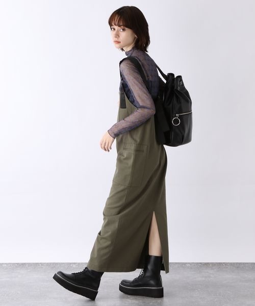 新品未使用　ジーナシス　ポーチ付き　ブラックリュック・バックパック JEANASIS 「JEANASIS」 リュック FREE ブラック レディース
