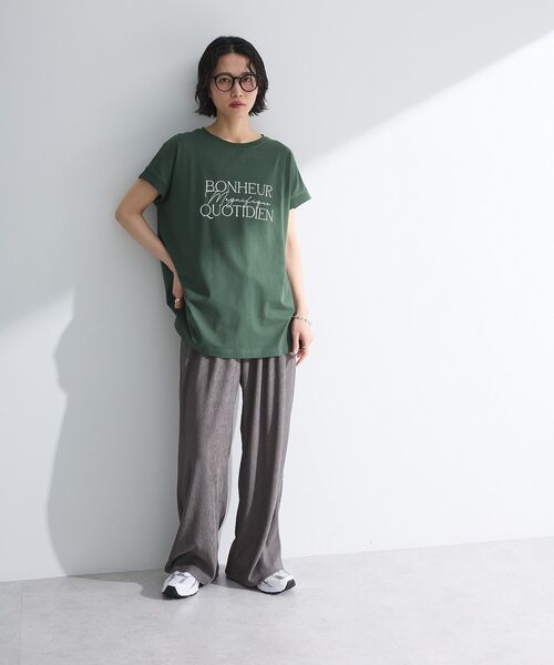 Green Parks（グリーンパークス） パンツ ウエーブジャガードイージー