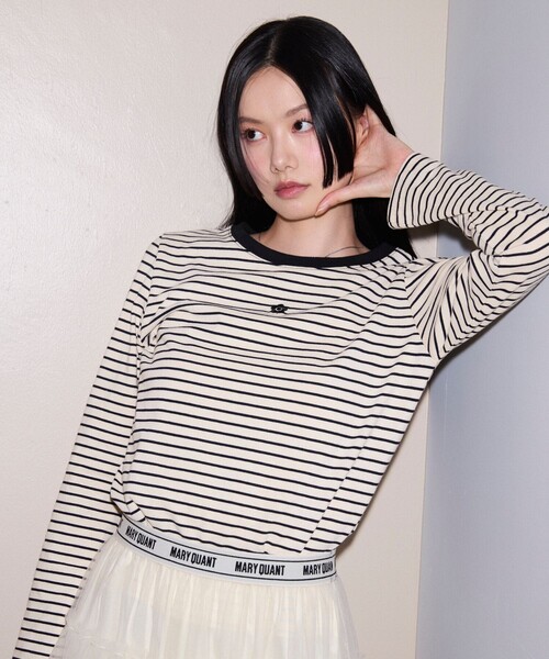 PUBLUX 「PUBLUX」 長袖カットソー「MARY QUANTコラボ」 フリ