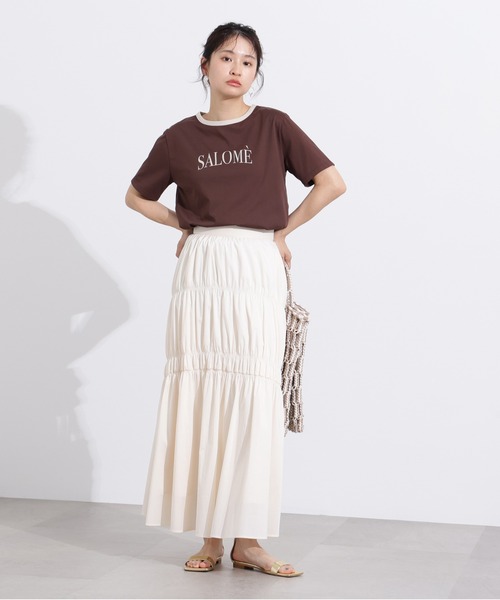 N.Natural beauty basic - むー natural beauty basic フレア ギャザートップス N.（N. Natural Beauty Basic）のトップスを使った