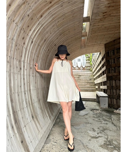 TRUNC サロペット オーバーオール Waterlike Layered Rompers 
