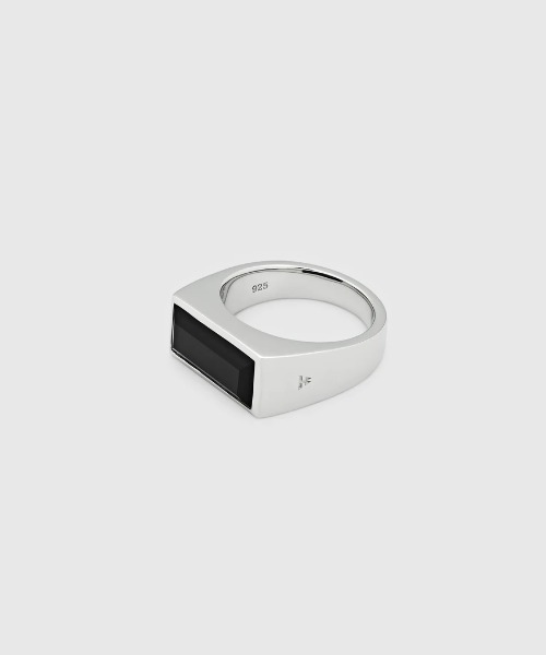 Tom Wood ピンキーリング　ホワイト TOM WOOD(トムウッド)】 Pinkie Oval White Topaz リング