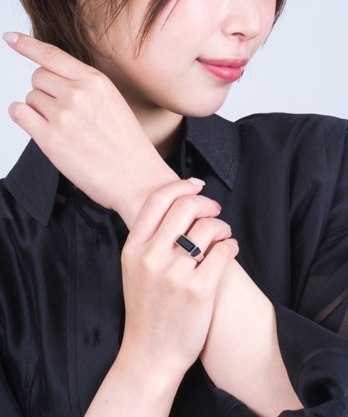 Tom Wood トムウッド Peaky Ring Polished Onyx リング オニキス Peaky Ring Polished Onyx - Tom Wood Project Official Online