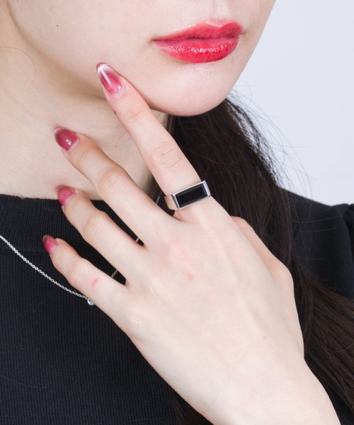 Tom Wood トムウッド Peaky Ring Polished Onyx リング オニキス Peaky Ring Polished Onyx - Tom Wood Project Official Online