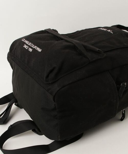 【値下げ】MILKFED. リュック One Size MILKFED. 「MILKFED.」 リュック ONE SIZE ブラック レディース