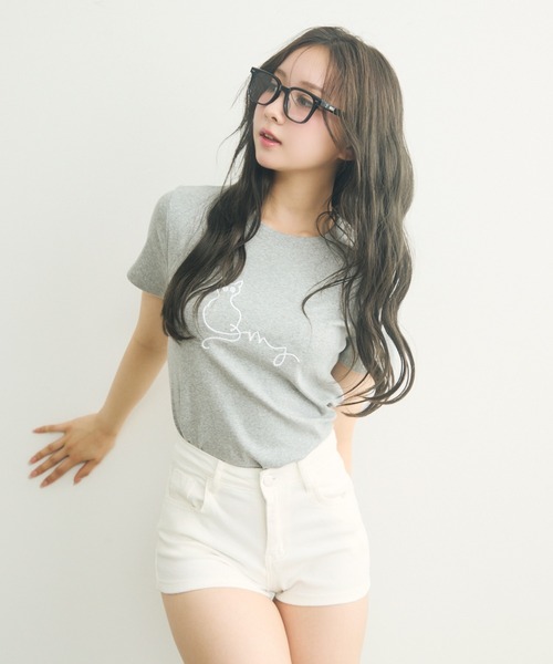 titi-coページ チェックフリルロンT（Tシャツ/カットソー）｜TITTY&CO.（ティ