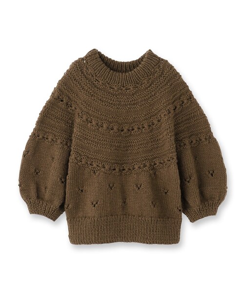 Pheeta（フィータ） ニット セーター Clara ハーフスリーブニット