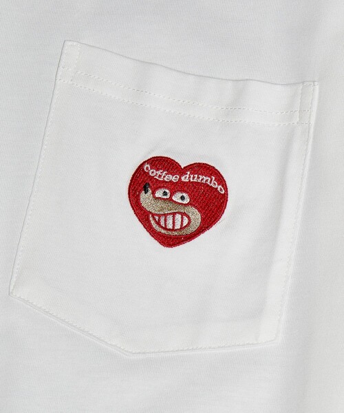 「FREAK'S STORE」 「COFFEE DUMBO」半袖Tシャツ MEDIUM グレー メンズ