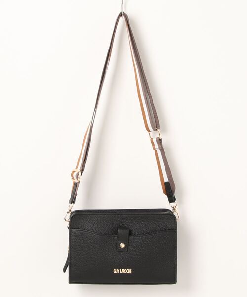 GUY LAROCHE イタリアンレザー2ウェイポシェット 月末SALE]GUY LAROCHE イタリアンレザー2ウェイポシェット
