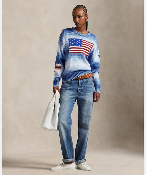 POLO RALPH LAUREN（ポロ・ラルフローレン） ニット セーター フラッグ