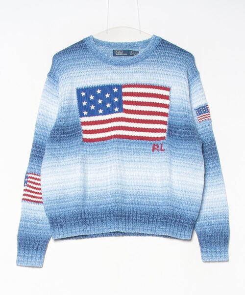 POLO RALPH LAUREN（ポロ・ラルフローレン） ニット セーター フラッグ