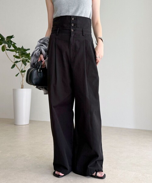 fredy emue（フレディエミュ） チノパン ハイウエスト2WAYチノ