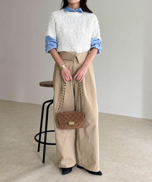 fredy emue（フレディエミュ） チノパン ハイウエスト2WAYチノ