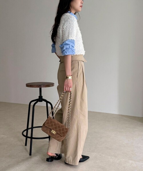 fredy emue（フレディエミュ） チノパン ハイウエスト2WAYチノ