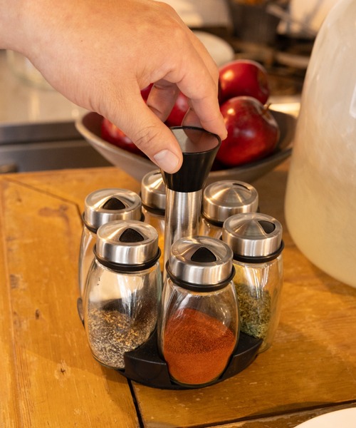 DULTON（ダルトン） キッチン MULTI HOLE SPICE JAR SET OF 6/調味料