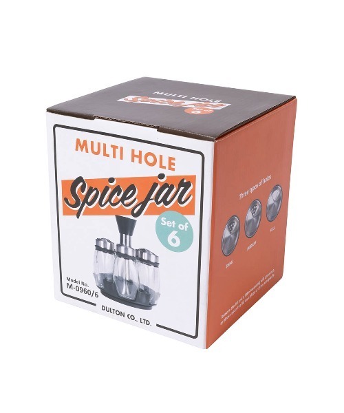 DULTON（ダルトン） キッチン MULTI HOLE SPICE JAR SET OF 6/調味料